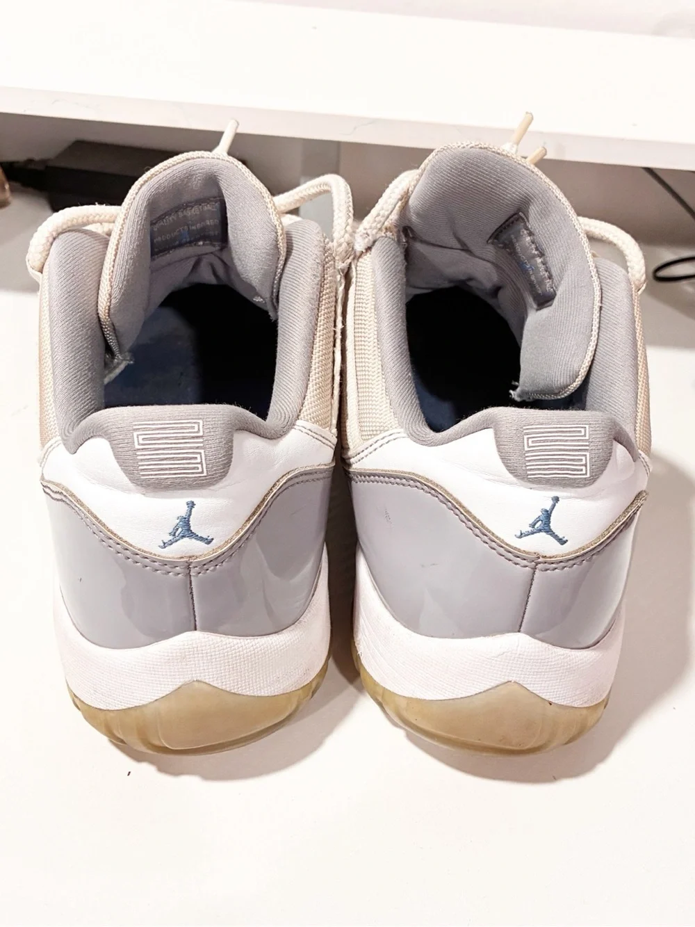 Nike Air Jordan 11 Retro Mens Size 12 Cool Gray White Basketball Shoes Sneakers